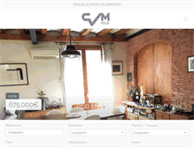 Tablet Screenshot of cvm-pisos.com
